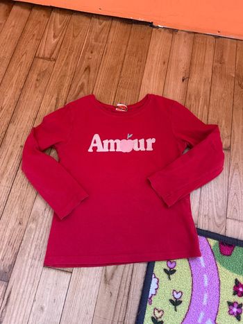 T-shirt fille manche longue 5 ans