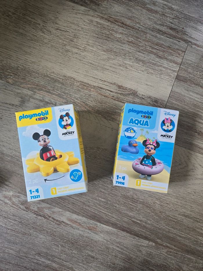 Playmobil mickey 1 2 3 neufs