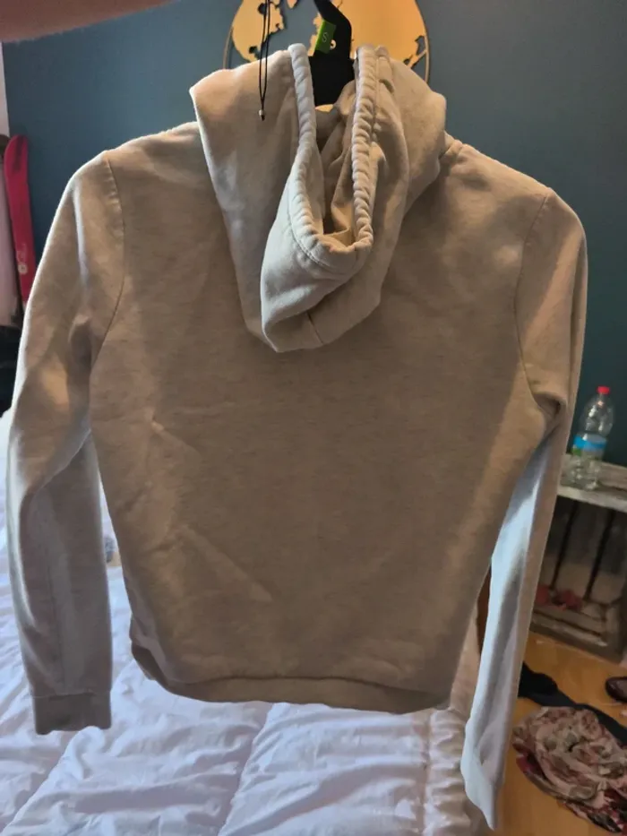Sweat a zip h&m taille XS gris clair - photo numéro 2