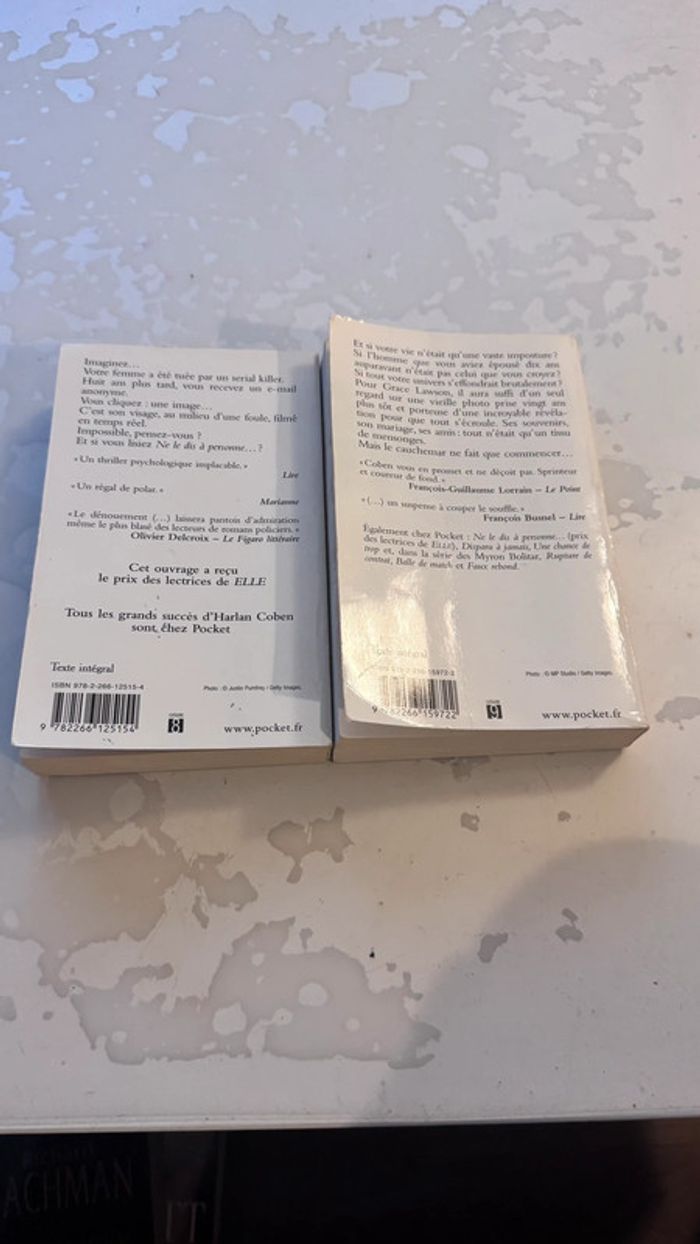 Lot de 2 Thrillers d’Harlan Coben – Éd. Pocket - photo numéro 2