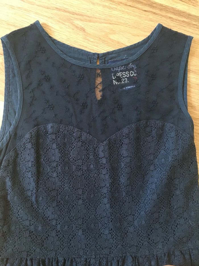 Petite robe courte noire Superdry - photo numéro 5