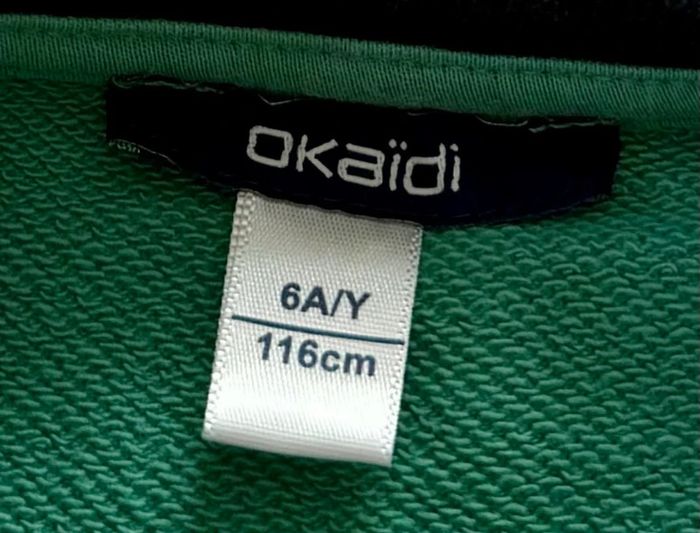 Pull vert « Okaidi » - photo numéro 3