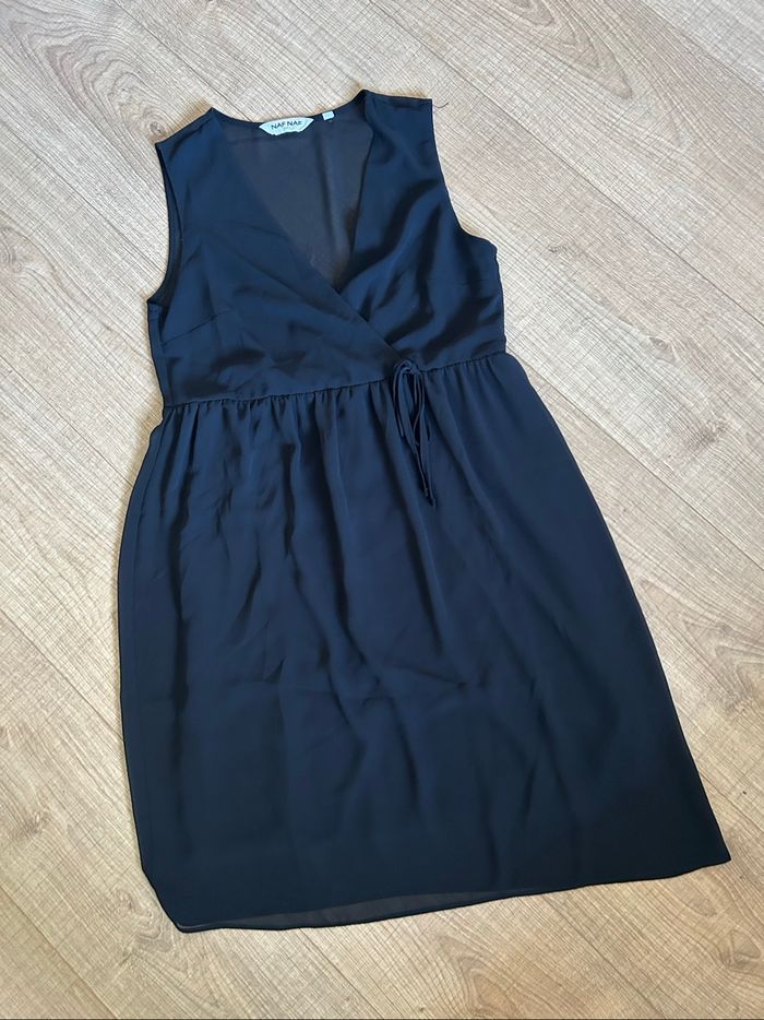 Robe noire sans manches Naf Naf taille 34 excellent état - photo numéro 7