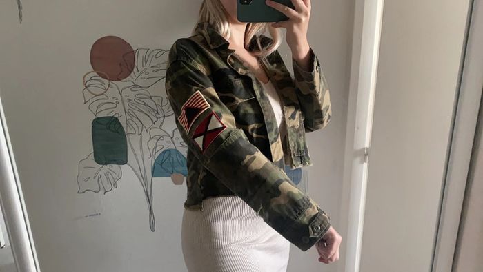 Veste en jean militaire - photo numéro 4