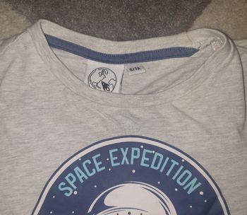 T shirt Nasa 6/7 ans