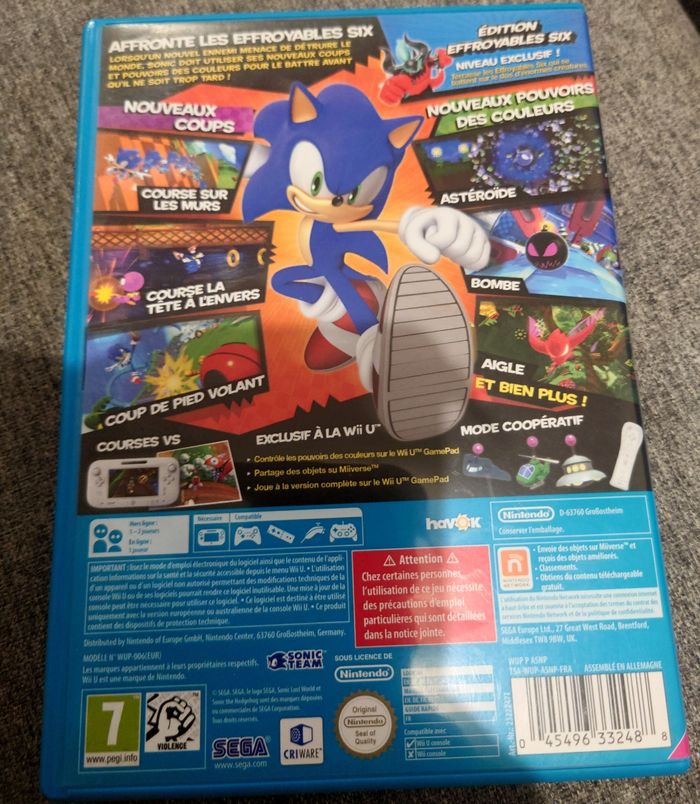 Sonic Lost World Wii u - photo numéro 3