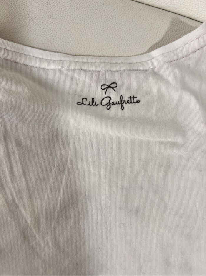 Lot de deux t-shirt Lilly gaufrette taille 12 ans - photo numéro 6