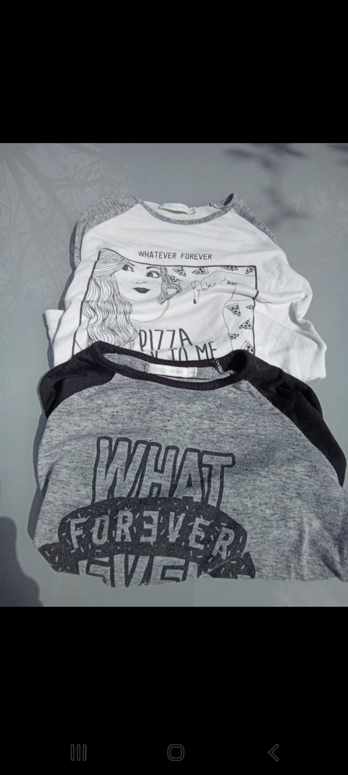 Lot de 2 tee-shirts manches longues/ Blog bye Gémo