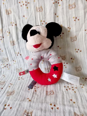 Doudou hochet Mickey