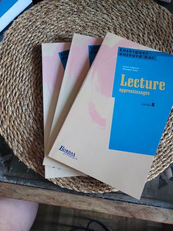 Lot de 3 livres d'enseignements Français