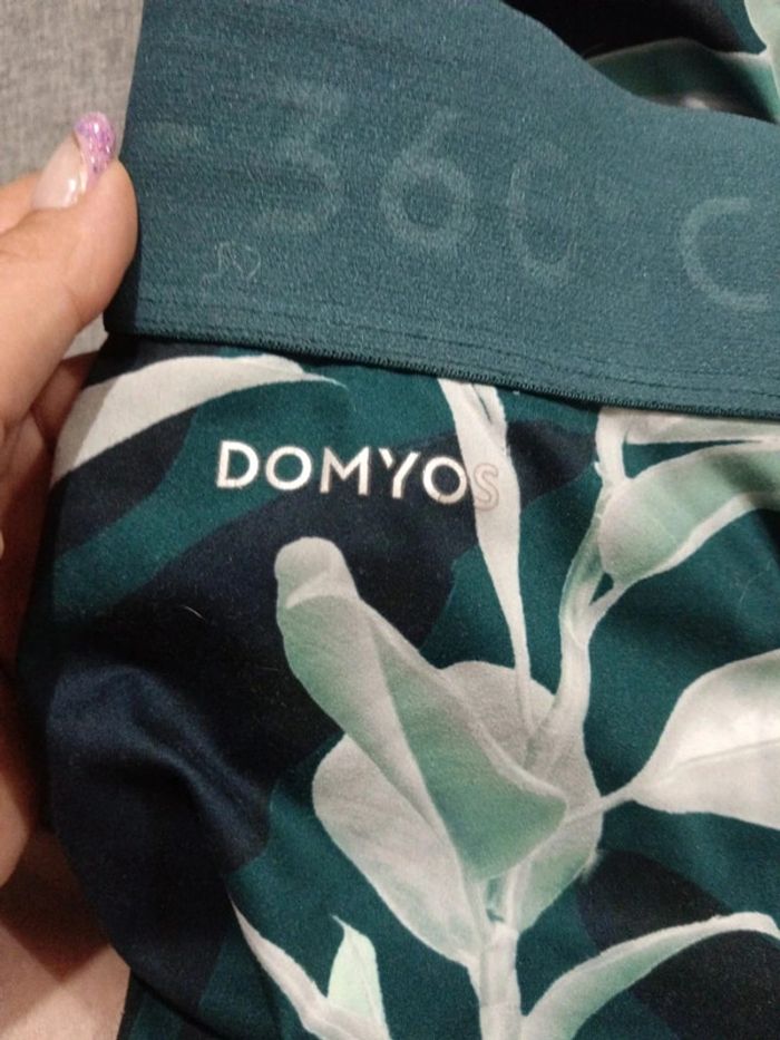 C51 ensenble brassière/legging vert Domyos XS - photo numéro 5