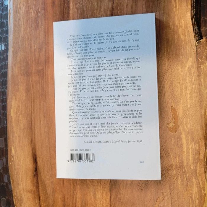 En attendant Godot - Beckett - photo numéro 3
