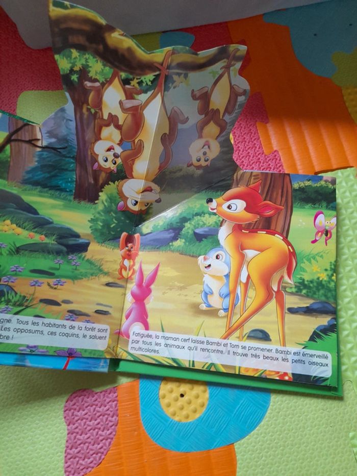 Livre conte bambi pop up - photo numéro 3