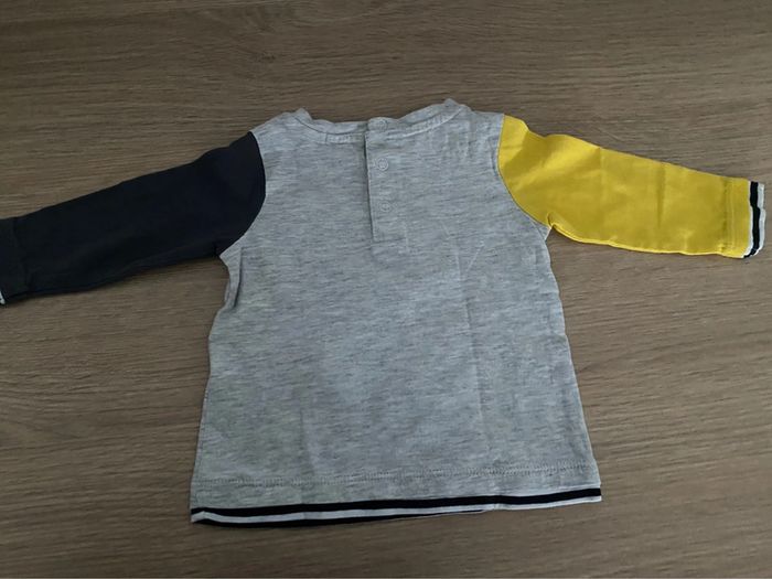 Lot 2 t-shirts manches longues DPAM 6 mois - photo numéro 6