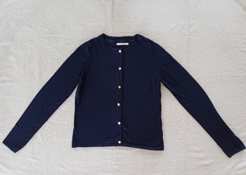 Gilet marine Camaïeu S (réf perso g-q47)(familleac72)