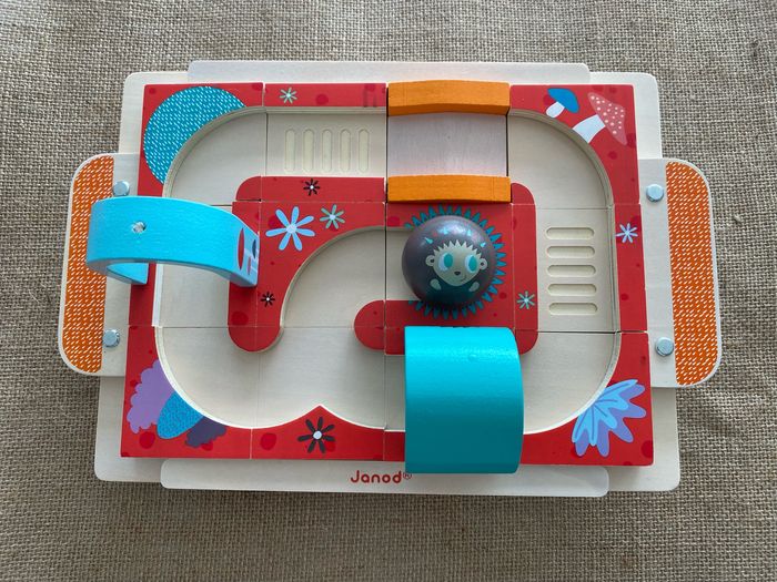 Jouet en bois Rallye du Hérisson Janod - photo numéro 3