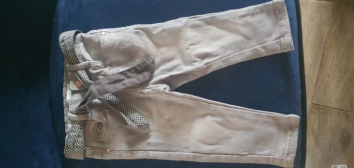 Jean okaidi 9 mois gris