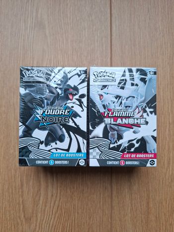 Lot Bundle Pokémon Ev10.5 Flamme blanche et Foudre noire