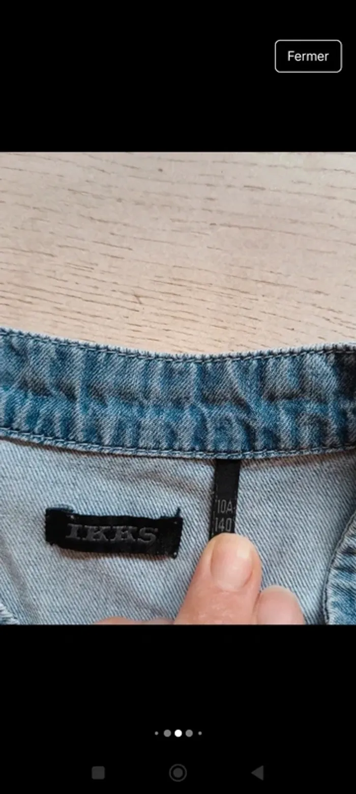 Veste en jean ikks - photo numéro 5