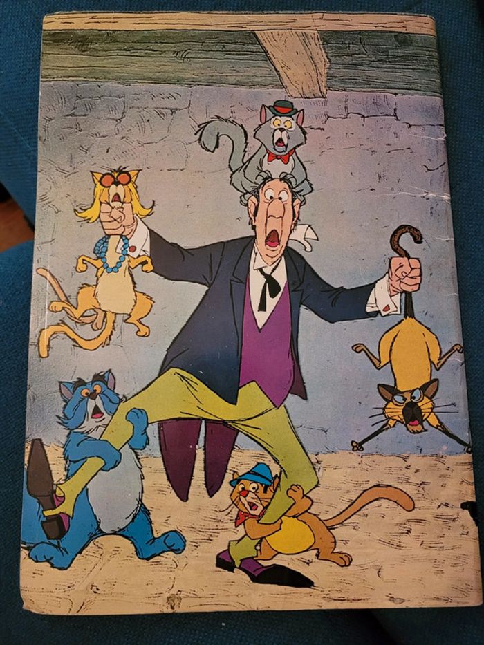 RARE 1971 Album Panini ancien Disney Le monde prodigieux des Aristochats chats complet - photo numéro 2
