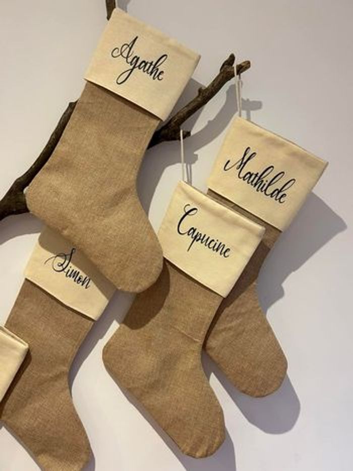 Botte de Noël personnalisée avec prénom - photo numéro 3