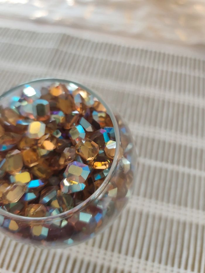 500g de décoration mini diamants emerald Radiant shape pour faire des bijoux pendentif - photo numéro 4