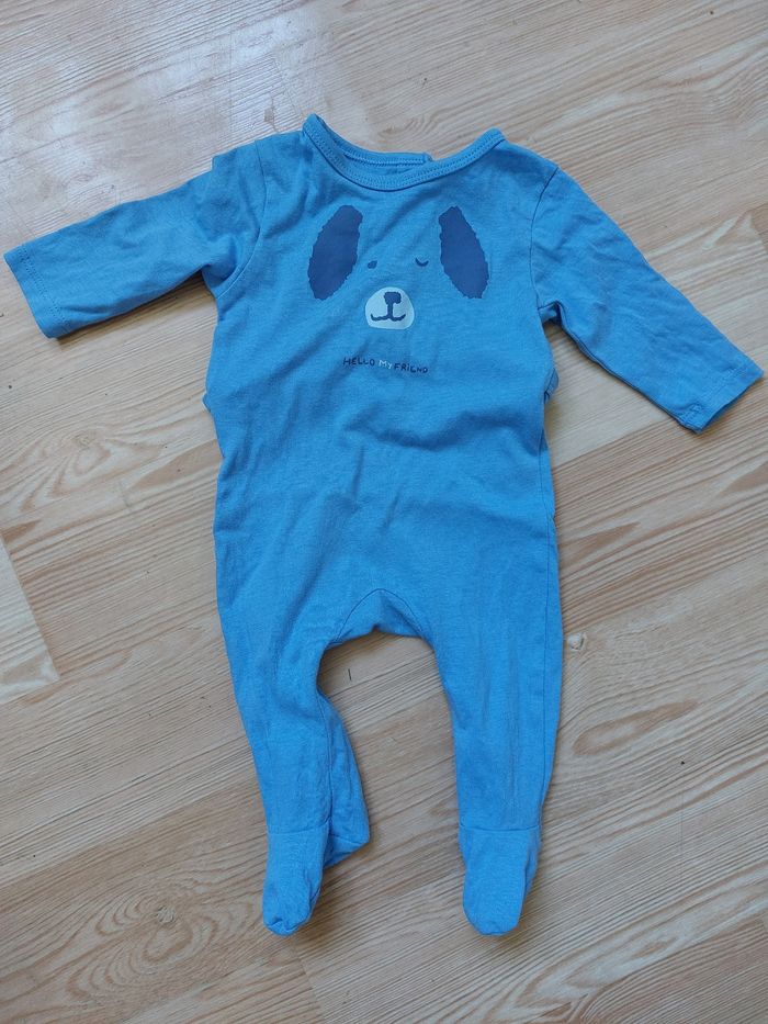 Pyjama cotin leger bleu