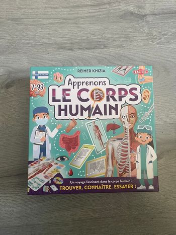 Jeu apprenons le corps humain 