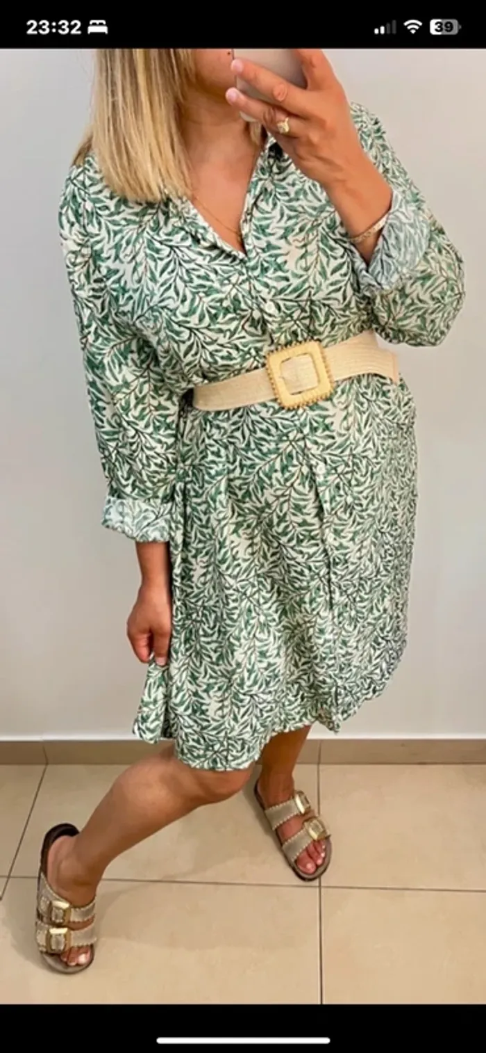 Robe chemise fluide - photo numéro 5