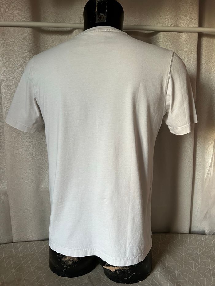 T-shirt blanc imprimé kaki S Adidas - photo numéro 3