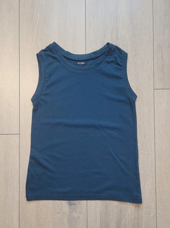 Débardeur bleu. Garçon 6 ans. Marque Kiabi