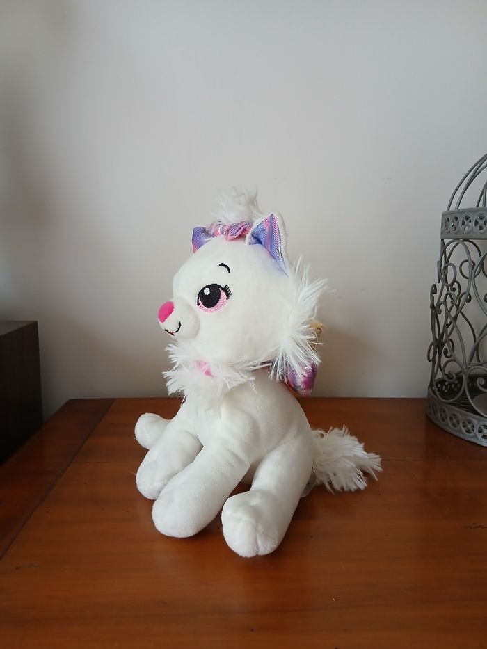 Doudou-Peluche Chat Marie *20 cm - photo numéro 4