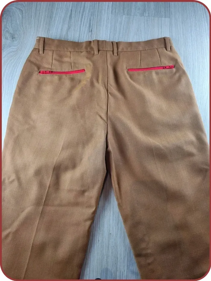 Pantalon marron de cérémonie Homme Celio Taille 46 - photo numéro 6
