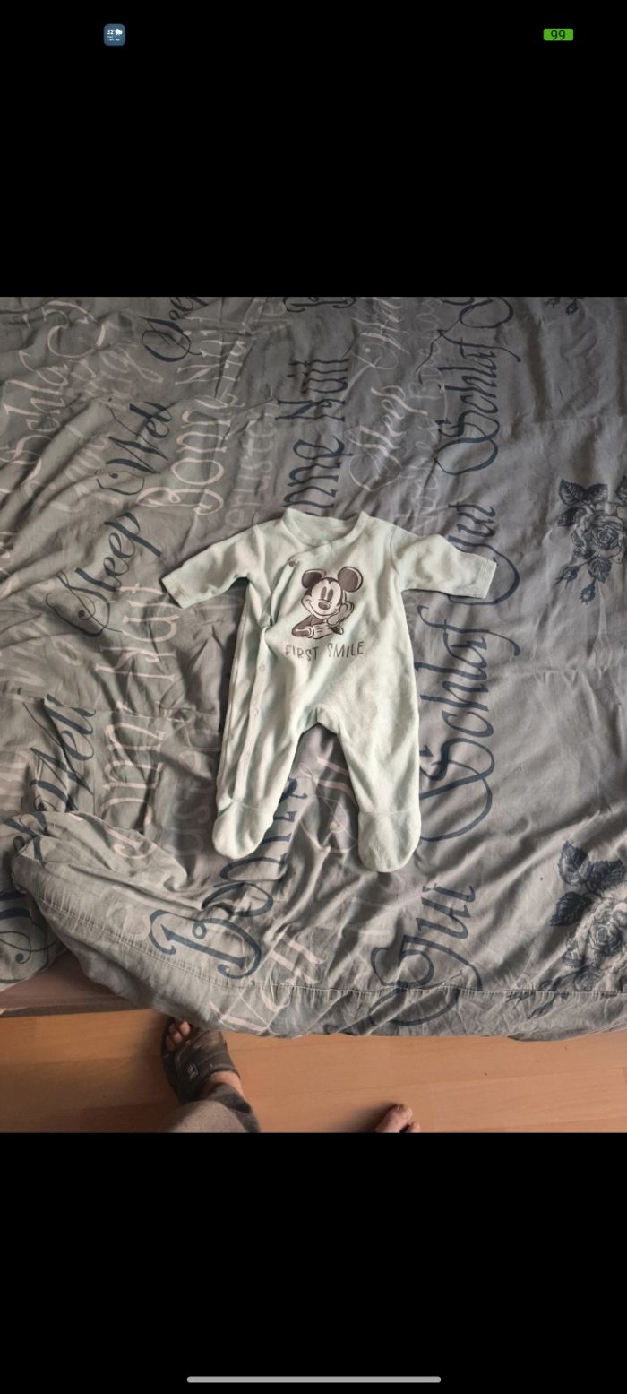 Pijama 1/3 mois neuf