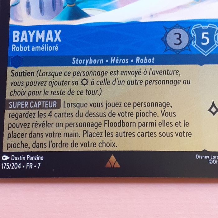 Lorcana set 7: 2 Cartes rares "Daisy pirate & Baymax" + Carte promo Lorcaquest - photo numéro 7