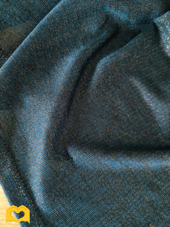 🌹 Blouse bleu nuit pailletée dorée Kiabi 🌹 - photo numéro 4