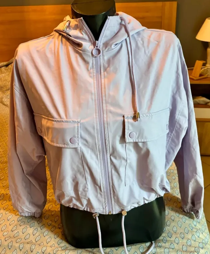 Veste coupe-vent imperméable courte Pimkie – Taille S – Bon état - photo numéro 6