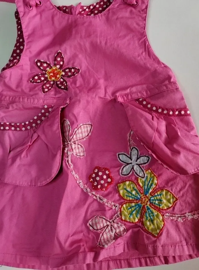 Petite robe brodé - DPAm 3 mois - photo numéro 7