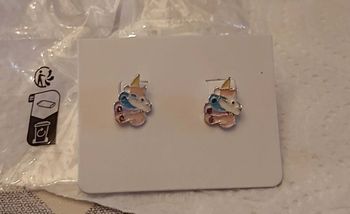 Boucles d'oreilles Licorne