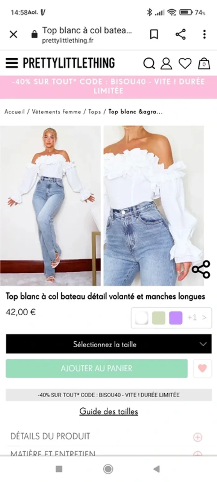 Blouse blanche - photo numéro 5