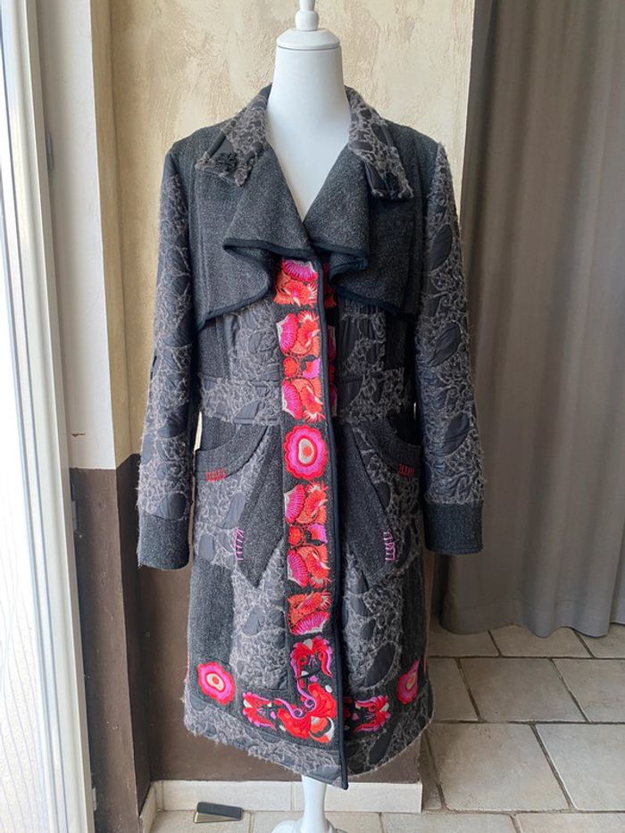 Manteau mi-long Fille des Sables 44