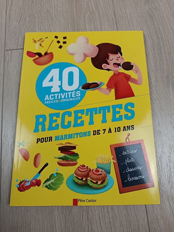 Livre recettes 7 à 10 ans