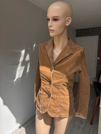 Veste en jeans Lacoste marron