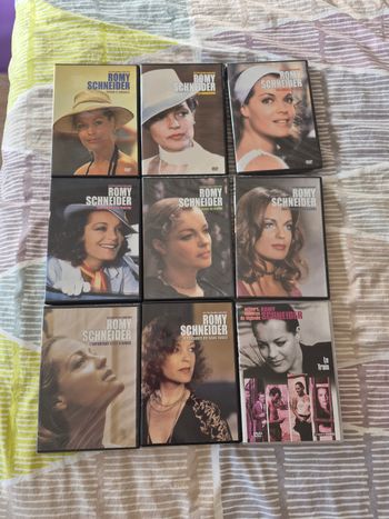Lot de 9 DVD de Romy Schneider