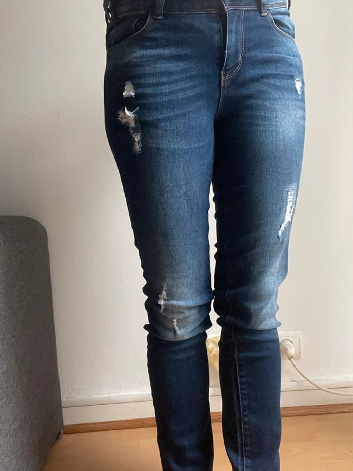 Jean droit avec ceinture Women Only - T36/S - photo numéro 3
