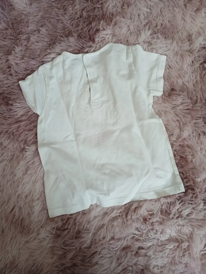 Tee shirt poisson bébé fille - photo numéro 2
