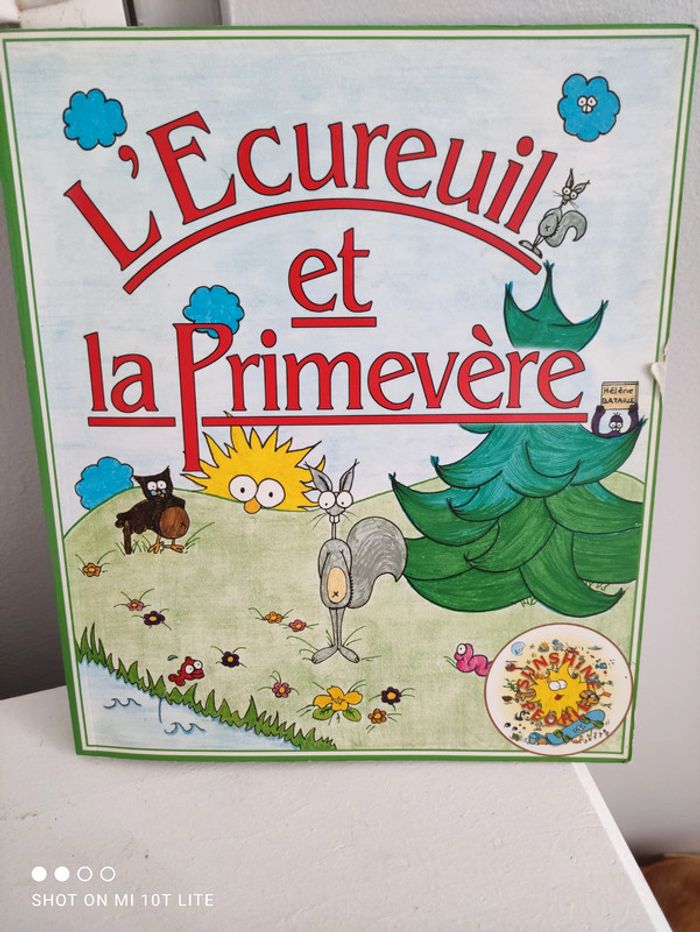 Livre l'écureuil et la primevère