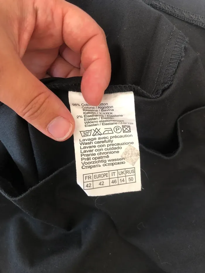 Robe camaïeu noire chasuble 42 voir 38/40 - photo numéro 7