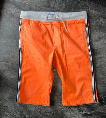 Bermuda sportswear en toile orange