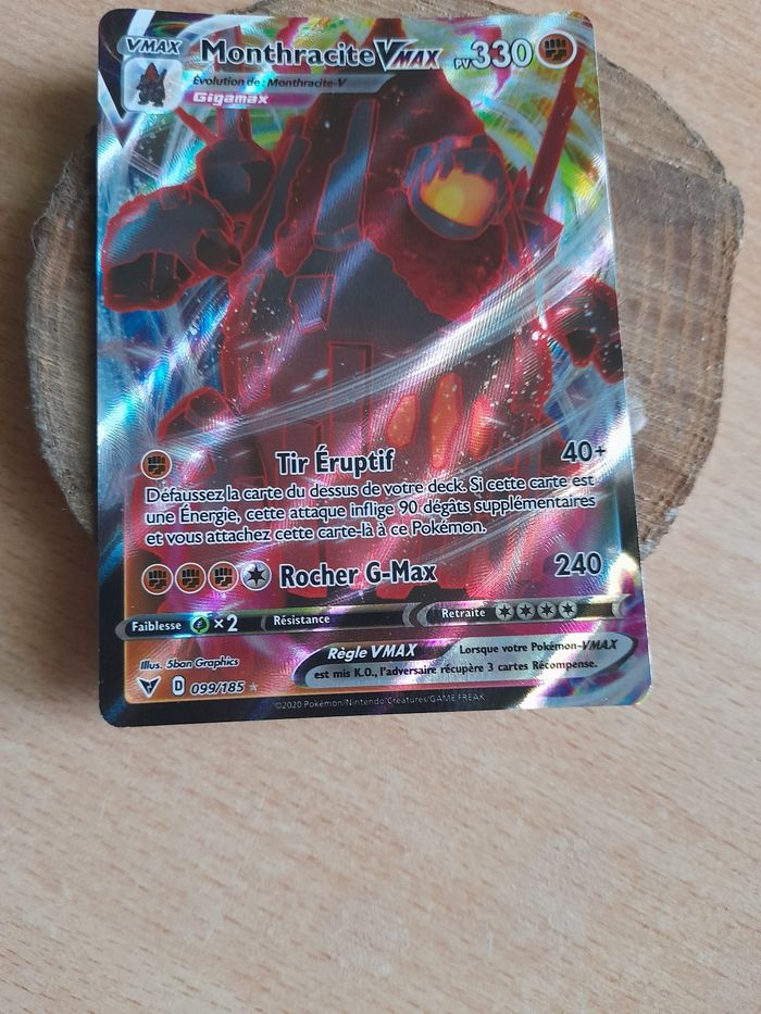 Carte pokemon Monthracite VMAX - photo numéro 3